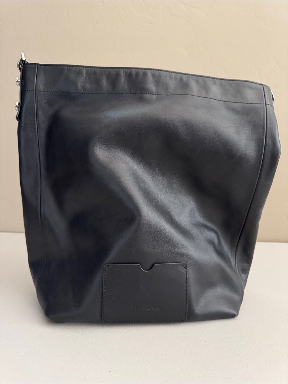 Timbuk2 Black Leather Toiletry Pouch